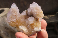 Natural Ametrine Spirit Quartz Clusters x 12 From Boekenhouthoek, South Africa