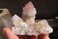 Natural Ametrine Spirit Quartz Clusters x 12 From Boekenhouthoek, South Africa