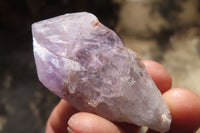 Natural Jacaranda Amethyst Single Crystals x 35 From Mumbwe, Zambia