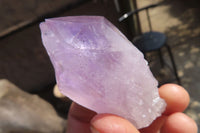 Natural Jacaranda Amethyst Single Crystals x 35 From Mumbwe, Zambia