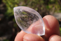 Polished Clear Quartz "Angel Tears" pendant pieces x 20 From Madagascar