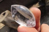 Polished Clear Quartz "Angel Tears" pendant pieces x 20 From Madagascar