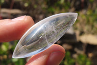 Polished Clear Quartz "Angel Tears" pendant pieces x 20 From Madagascar