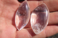 Polished Clear Quartz "Angel Tears" pendant pieces x 20 From Madagascar