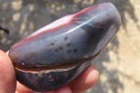 Polished Red Sache River Agate Nodules x 12 From Sache River, Zimbabwe