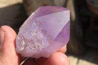 Natural Jacaranda Amethyst Single Crystals x 20 From Mumbwe, Zambia