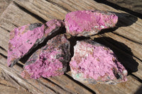 Natural Salrose Cobaltion Dolomite Specimens x 4 From Kakanda, Congo