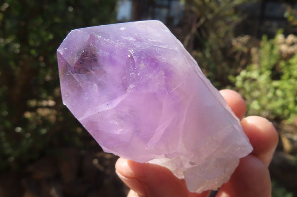 Polished Single Jacaranda Amethyst Crystals x 6 From Mumbwe, Zambia