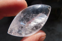 Polished Clear Quartz "Angel Tears" pendant pieces x 20 From Madagascar