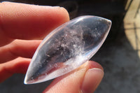 Polished Clear Quartz "Angel Tears" pendant pieces x 20 From Madagascar