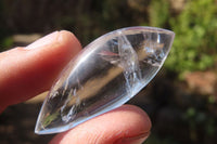 Polished Clear Quartz "Angel Tears" pendant pieces x 20 From Madagascar