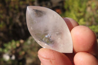 Polished Clear Quartz "Angel Tears" pendant pieces x 20 From Madagascar