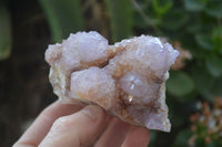 Natural Ametrine Spirit Quartz Clusters x 3 From Boekenhoutshoek, South Africa