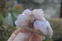 Natural Ametrine Spirit Quartz Clusters x 3 From Boekenhoutshoek, South Africa