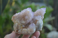 Natural Ametrine Spirit Quartz Clusters x 3 From Boekenhoutshoek, South Africa