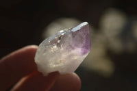 Natural Single Jacaranda Amethyst Crystals x 70 From Mumbwe, Zambia