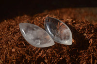 Polished Clear Quartz "Angel Tears" pendant pieces x 20 From Madagascar