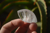 Polished Clear Quartz "Angel Tears" pendant pieces x 20 From Madagascar