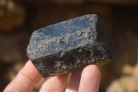 Natural Alluvial Schorl Black Tourmaline Crystals x 18 From Zimbabwe