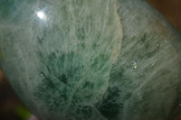 Polished Green Fluorite Standing Free Forms x 2 From Madagascar