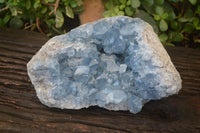 Natural Blue Celestite Geode x 1 From Sakoany, Madagascar