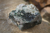 Natural Rare Libethenite On Dolomite Specimens x 3 From Kambove, Congo