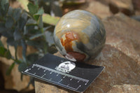 Polished Polychrome Jasper Spheres x 3 From Mahajanga, Madagascar