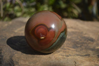 Polished Polychrome Jasper Spheres x 3 From Mahajanga, Madagascar