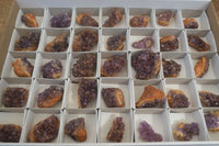 Natural Amethyst Plates x 35 From Kwaggafontein, South Africa