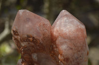 Natural Hematoid Quartz Clusters x 2 From Karoi, Zimbabwe