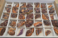 Natural Amethyst Plates x 35 From Kwaggafontein, South Africa