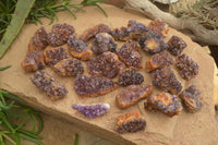 Natural Amethyst Plates x 35 From Kwaggafontein, South Africa