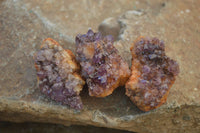 Natural Amethyst Plates x 35 From Kwaggafontein, South Africa