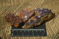 Natural Amethyst Plates x 35 From Kwaggafontein, South Africa