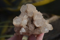 Natural Smokey Quartz Clusters x 3 From Luena, Congo