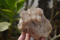 Natural Smokey Quartz Clusters x 3 From Luena, Congo