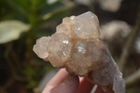 Natural Smokey Quartz Clusters x 3 From Luena, Congo