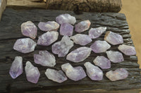 Natural Jacaranda Amethyst Crystals x 35 From Mumbwa, Zambia