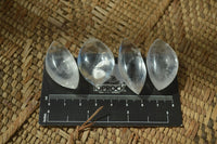 Polished Clear Quartz "Angel Tears" Pendant Pieces x 20 From Madagascar