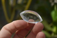 Polished Clear Quartz "Angel Tears" Pendant Pieces x 20 From Madagascar