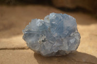 Natural Celestite Specimens x 6 From Sakoany, Madagascar