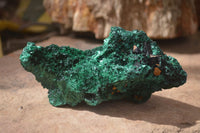 Natural Silky Malachite Specimens x 2 From Kasompe, Congo