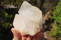 Natural Castle Quartz Clusters x 6 From Madagascar