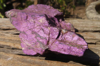 Natural Metallic Purpurite Cobbed Specimens x 12 From Erongo, Namibia