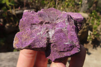 Natural Metallic Purpurite Cobbed Specimens x 12 From Erongo, Namibia