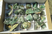 Natural Jade Cobbed Specimens x 24 From Swaziland