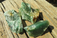 Natural Jade Cobbed Specimens x 24 From Swaziland