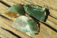 Natural Jade Cobbed Specimens x 24 From Swaziland