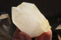 Natural Castle Quartz Single Crystals x 12 From Madagascar