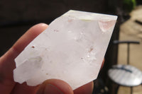 Natural Castle Quartz Single Crystals x 12 From Madagascar